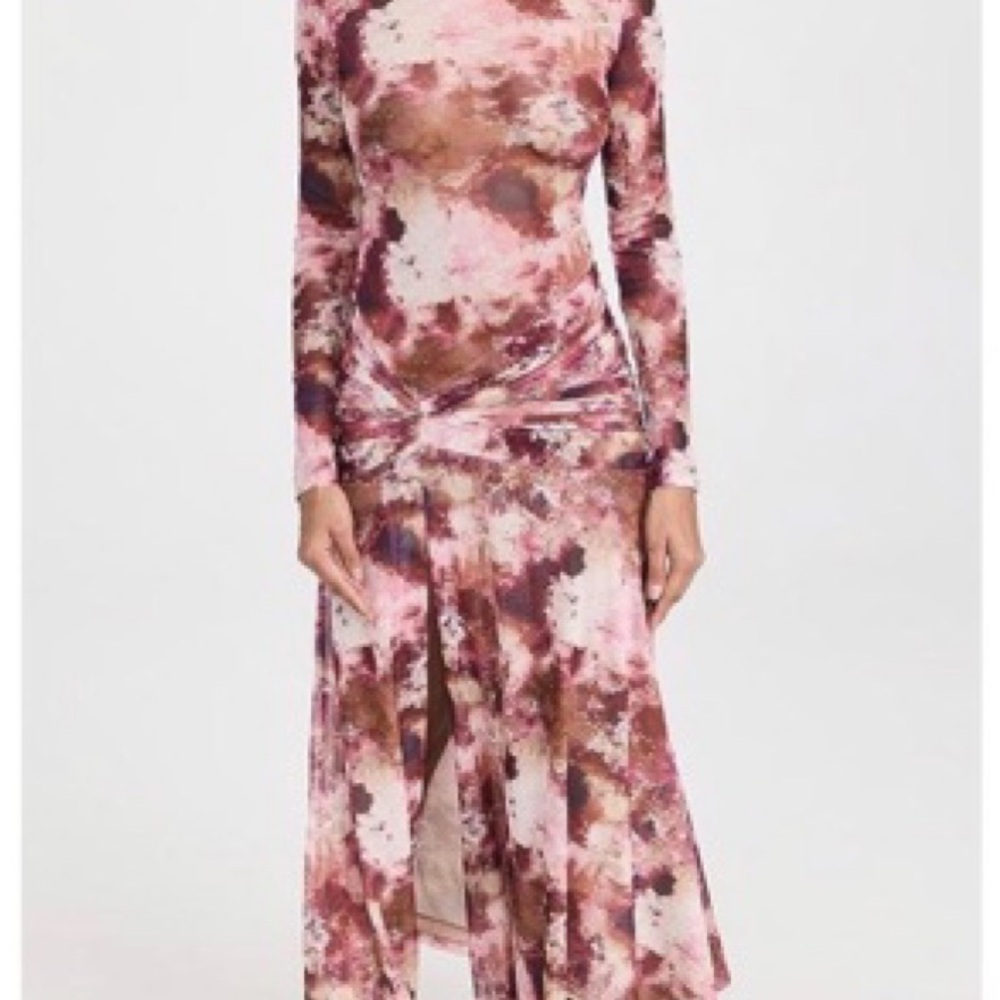 Bardot Pink Tie-Dye Dress